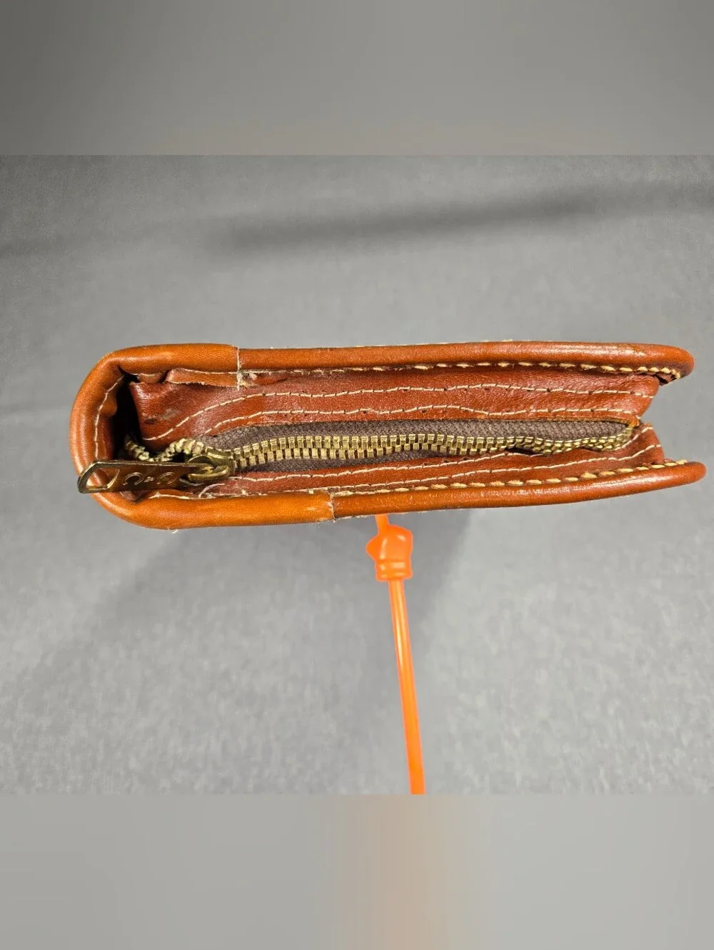 Vintage Carlton Leather Accordion Multi-Pocket Wallet Clutch Made in USA